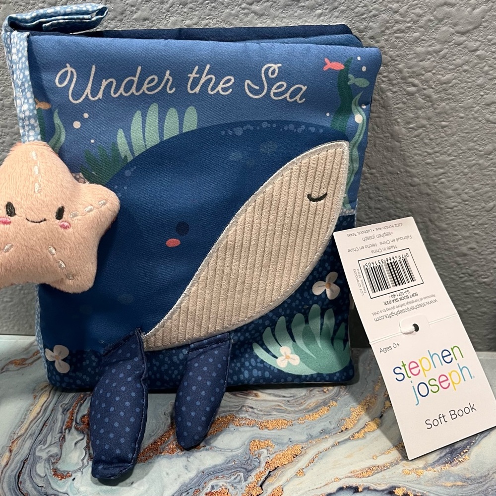 Stephen Joseph Under the Sea Soft Book $31 retail Brand New!